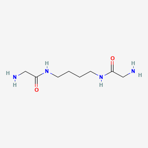 molecular formula C8H18N4O2 B13347133 N,N'-(butane-1,4-diyl)bis(2-aminoacetamide) 