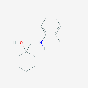 1-(((2-Ethylphenyl)amino)methyl)cyclohexan-1-ol