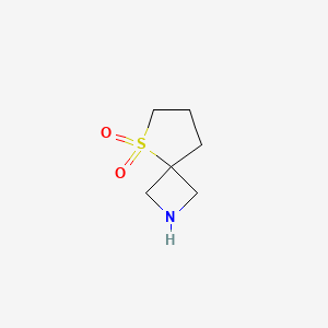 molecular formula C6H11NO2S B13347200 5-Thia-2-azaspiro[3.4]octane 5,5-dioxide 