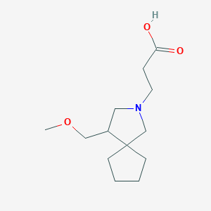 3-(4-(Methoxymethyl)-2-azaspiro[4.4]nonan-2-yl)propanoic acid