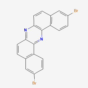 molecular formula C20H10Br2N2 B13347218 3,11-Dibromodibenzo[a,j]phenazine 