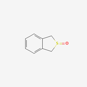 molecular formula C8H8OS B13347219 1,3-Dihydro-2-benzothiophene 2-oxide CAS No. 3533-72-0