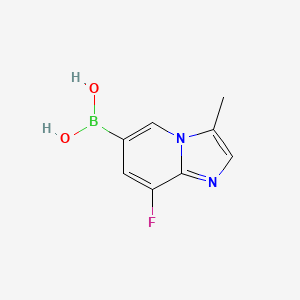 (8-Fluoro-3-methylimidazo[1,2-a]pyridin-6-yl)boronic acid