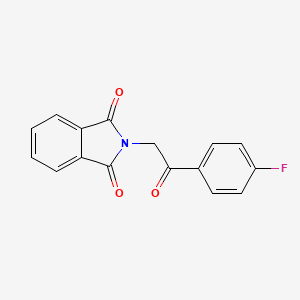 molecular formula C16H10FNO3 B1334727 2-[2-(4-fluorophenyl)-2-oxoethyl]isoindole-1,3-dione CAS No. 82585-50-0