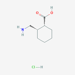 Rel-(1R,2S)-2-(aminomethyl)cyclohexane-1-carboxylic acid hydrochloride