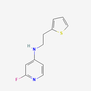 2-Fluoro-N-(2-(thiophen-2-yl)ethyl)pyridin-4-amine