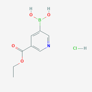 (5-(Ethoxycarbonyl)pyridin-3-yl)boronic acid hydrochloride