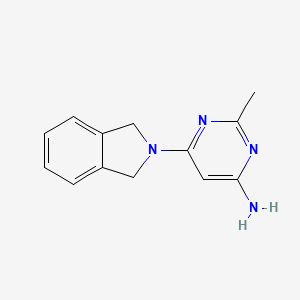 6-(Isoindolin-2-yl)-2-methylpyrimidin-4-amine