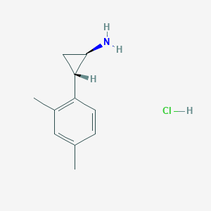 (1R,2S)-2-(2,4-Dimethylphenyl)cyclopropan-1-amine hydrochloride