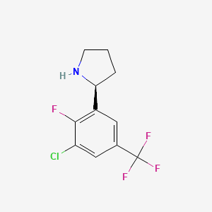 (S)-2-(3-Chloro-2-fluoro-5-(trifluoromethyl)phenyl)pyrrolidine