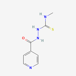 molecular formula C8H10N4OS B1334743 2-异烟酰基-N-甲基肼基碳硫酰胺 CAS No. 4406-96-6