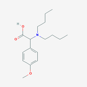 Alpha-(Dibutylamino)-4-methoxy-benzeneacetic Acid