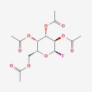 molecular formula C14H19FO9 B1334750 2,3,4,6-四-O-乙酰基-α-D-半乳呋喃糖基氟化物 CAS No. 4163-44-4