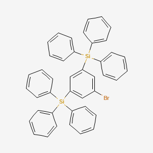 (5-Bromo-1,3-phenylene)bis(triphenylsilane)