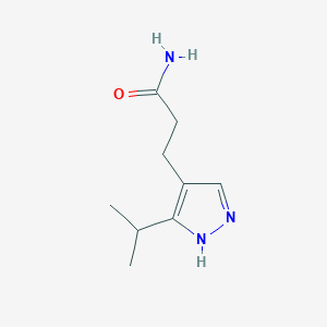 3-(3-isopropyl-1H-pyrazol-4-yl)propanamide