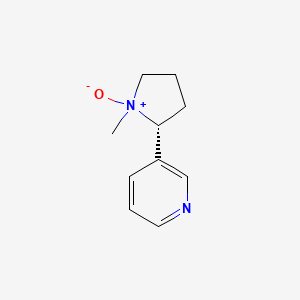 molecular formula C10H14N2O B13347582 (+/-)-trans-Nicotine-1'-oxide CAS No. 29419-55-4