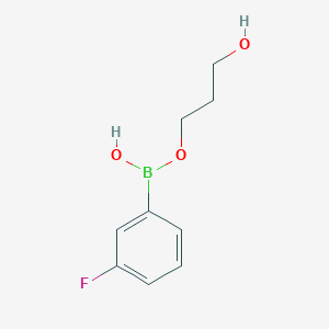 3-Hydroxypropyl hydrogen (3-fluorophenyl)boronate