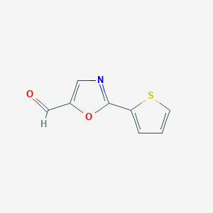 2-(Thiophen-2-YL)oxazole-5-carbaldehyde