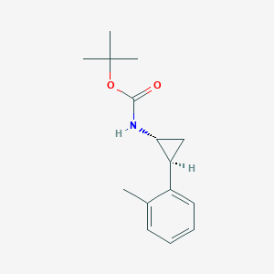 Rel-tert-butyl ((1R,2S)-2-(o-tolyl)cyclopropyl)carbamate