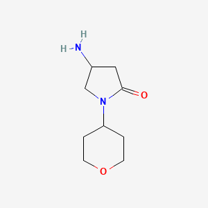 4-Amino-1-(tetrahydro-2H-pyran-4-yl)pyrrolidin-2-one