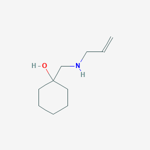 molecular formula C10H19NO B13347704 1-((Allylamino)methyl)cyclohexan-1-ol 