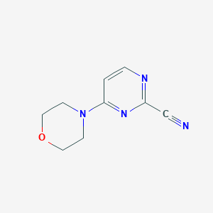 4-Morpholinopyrimidine-2-carbonitrile