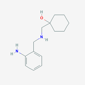 1-(((2-Aminobenzyl)amino)methyl)cyclohexan-1-ol