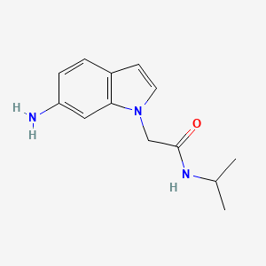 2-(6-Amino-1H-indol-1-yl)-N-isopropylacetamide