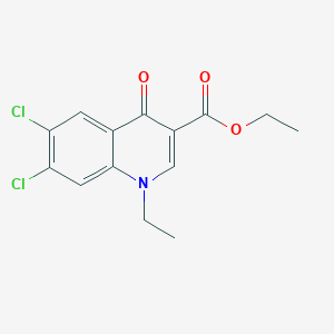 Ethyl 6,7-dichloro-1-ethyl-4-oxo-1,4-dihydroquinoline-3-carboxylate