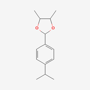 4,5-Dimethyl-2-[4-(propan-2-yl)phenyl]-1,3-dioxolane