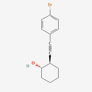 (1S,2R)-2-[2-(4-bromophenyl)ethynyl]cyclohexan-1-ol