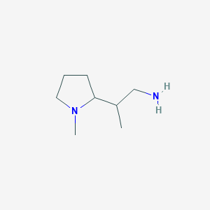 2-(1-Methylpyrrolidin-2-yl)propan-1-amine