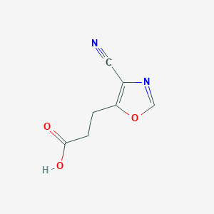 3-(4-Cyanooxazol-5-yl)propanoic acid