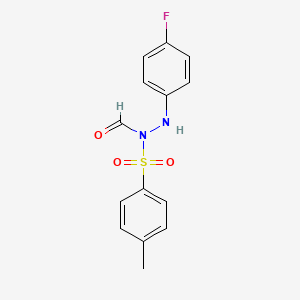 N'-(4-Fluorophenyl)-N-formyl-4-methylbenzenesulfonohydrazide