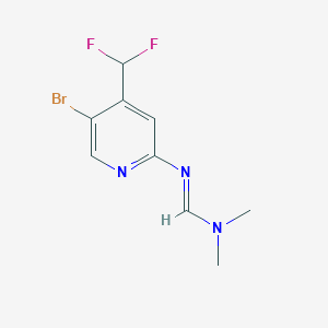 N'-(5-Bromo-4-(difluoromethyl)pyridin-2-yl)-N,N-dimethylformimidamide