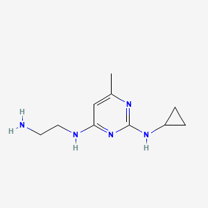 N4-(2-aminoethyl)-N2-cyclopropyl-6-methylpyrimidine-2,4-diamine