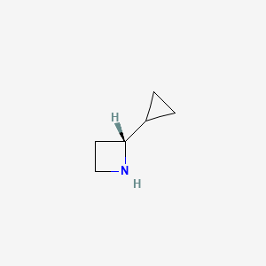 molecular formula C6H11N B13348036 (R)-2-Cyclopropylazetidine 