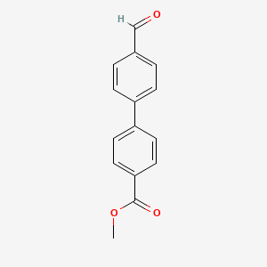 B1334804 4'-Formylbiphenyl-4-carboxylic acid methyl ester CAS No. 70916-89-1