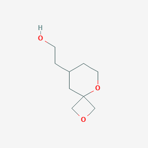 molecular formula C9H16O3 B13348053 2-(2,5-Dioxaspiro[3.5]nonan-8-yl)ethan-1-ol 