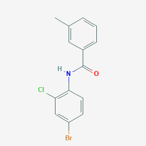 N-(4-bromo-2-chlorophenyl)-3-methylbenzamide