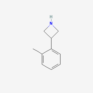 molecular formula C10H13N B13348086 3-(o-Tolyl)azetidine 