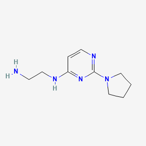 N1-(2-(pyrrolidin-1-yl)pyrimidin-4-yl)ethane-1,2-diamine