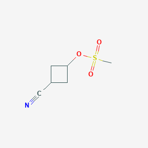 molecular formula C6H9NO3S B13348186 3-Cyanocyclobutyl methanesulfonate CAS No. 2278286-89-6