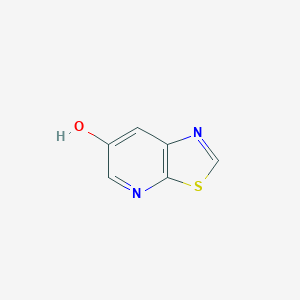 molecular formula C6H4N2OS B13348337 Thiazolo[5,4-b]pyridin-6-ol 