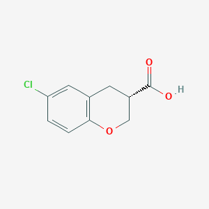 (3S)-6-Chlorochromane-3-carboxylic acid