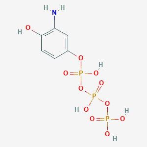 3-Amino-4-hydroxyphenyl tetrahydrogen triphosphate