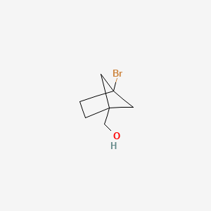 molecular formula C7H11BrO B13348454 (4-Bromobicyclo[2.1.1]hexan-1-yl)methanol 