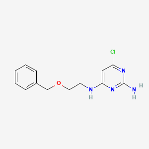 6-Chloro-N4-[2-(phenylmethoxy)ethyl]-2,4-pyrimidinediamine