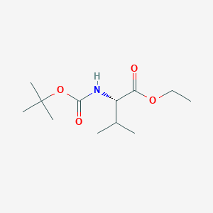 molecular formula C12H23NO4 B13348581 Ethyl (tert-butoxycarbonyl)-L-valinate 