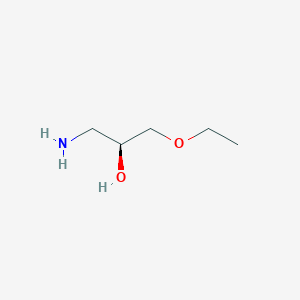 molecular formula C5H13NO2 B13348618 (S)-1-Amino-3-ethoxypropan-2-ol 